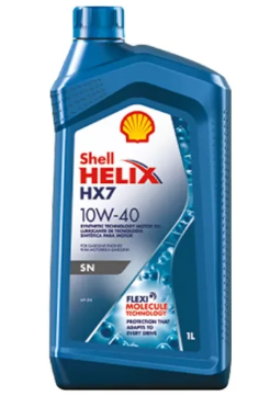 Envase de aceite SHELL SHELL HX7 10W30 TECNOLOGIA SINTETICO - QT 1LT. grado 10W30 - Lubricentro Piloto