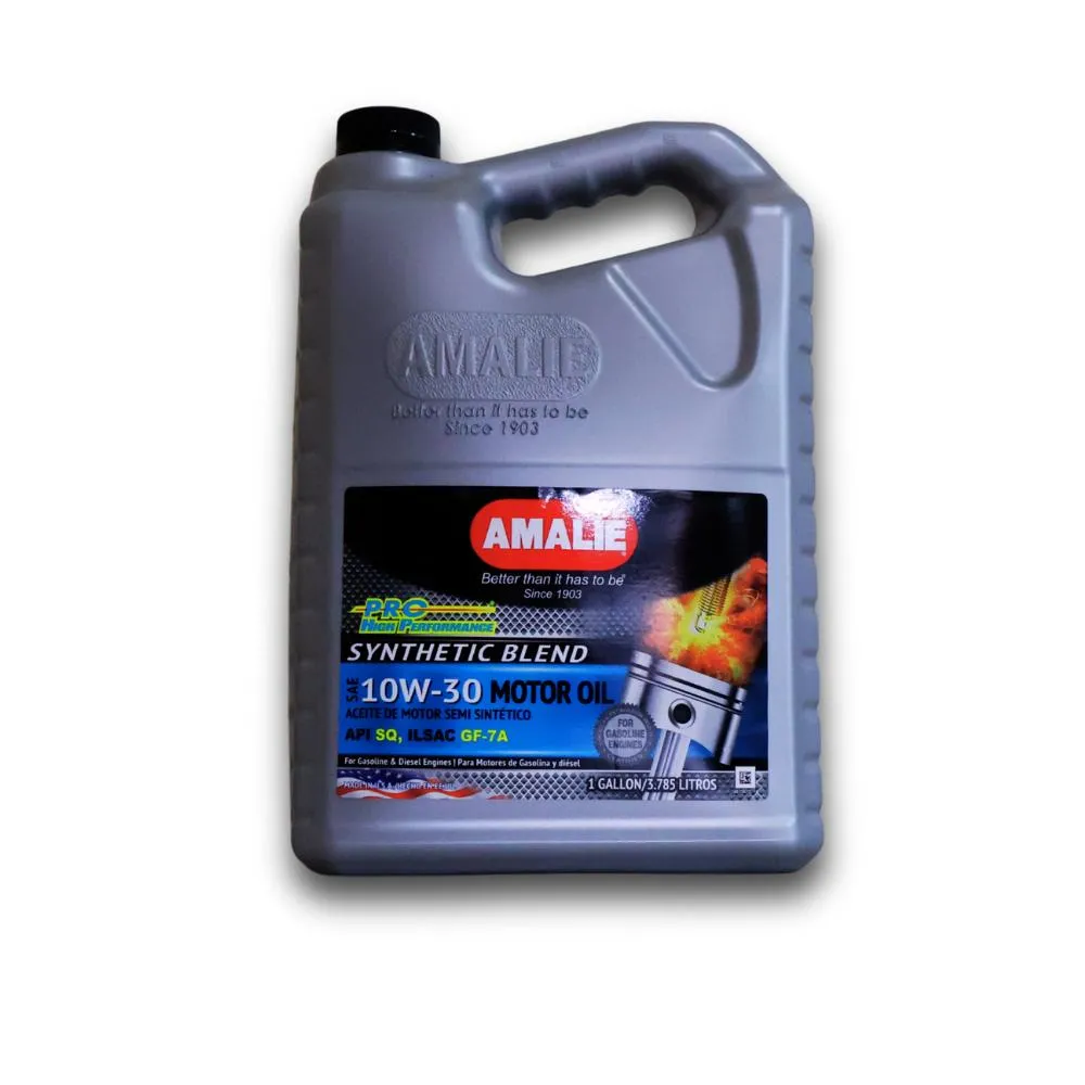 Envase de aceite AMALIE AMALIE PRO HIGH PERFORMANCE SYNTHETIC BLEND 10W30 - GL grado 10W30 - Lubricentro Piloto