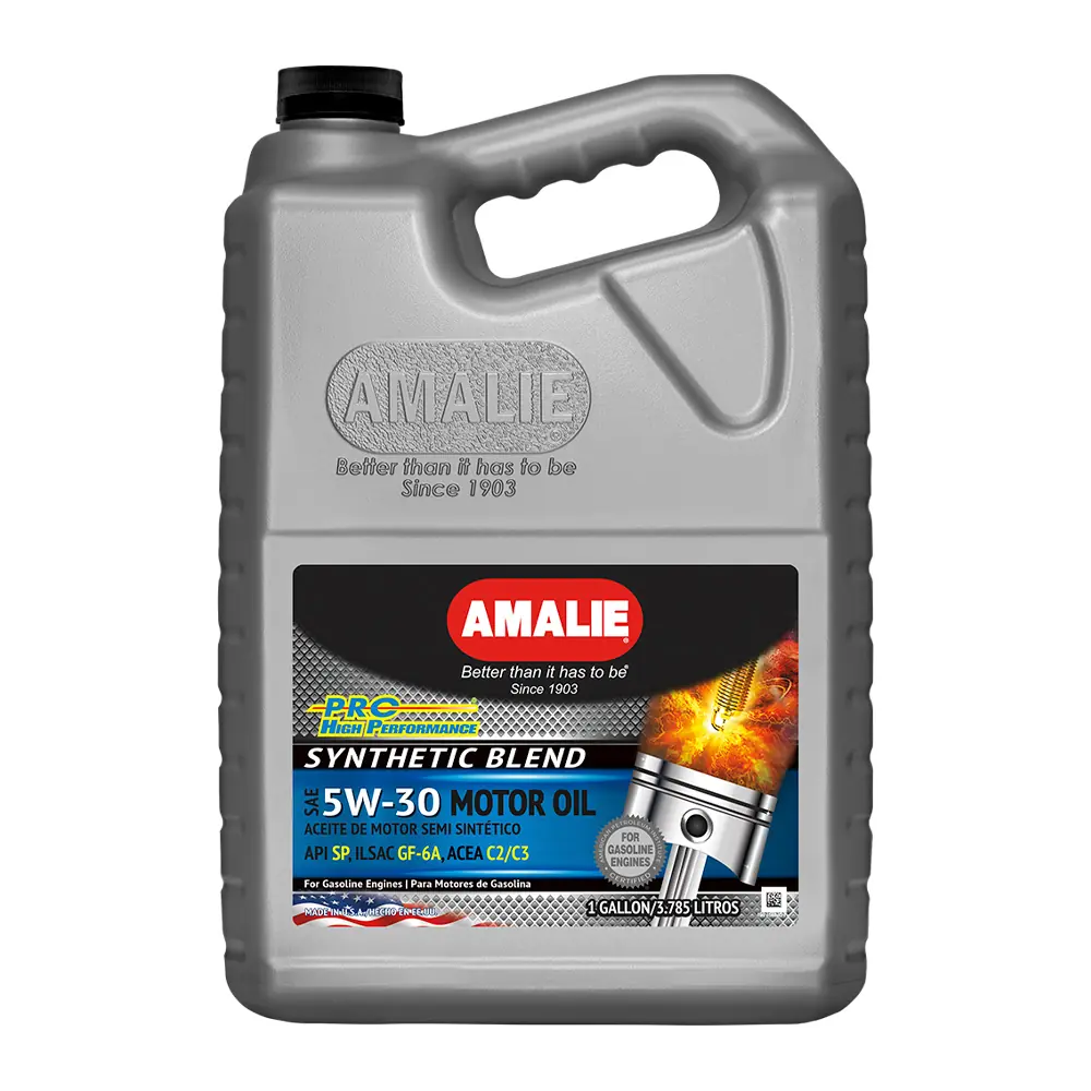Envase de aceite AMALIE AMALIE PRO HIGH PERFORMANCE SYNTHETIC BLEND SAE 5W30 - GL grado 5W30 - Lubricentro Piloto